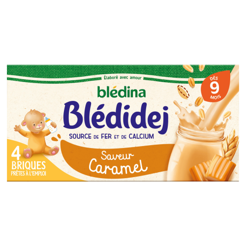 Sữa ngũ cốc Blédina 9M+ (Caramel)(250mlx4)
